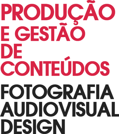 Produção e gestão de conteúdos. Fotografia, audiovisual, design.